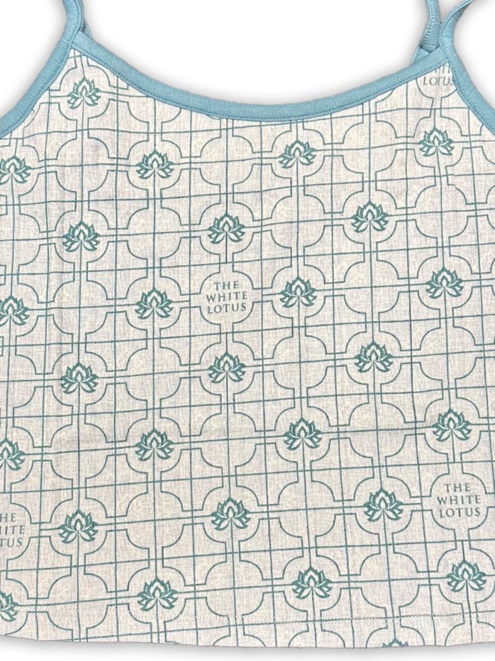 NWT The White Lotus Women's Print Sleep Cami and Shorts Blue XS - Picture 6 of 7